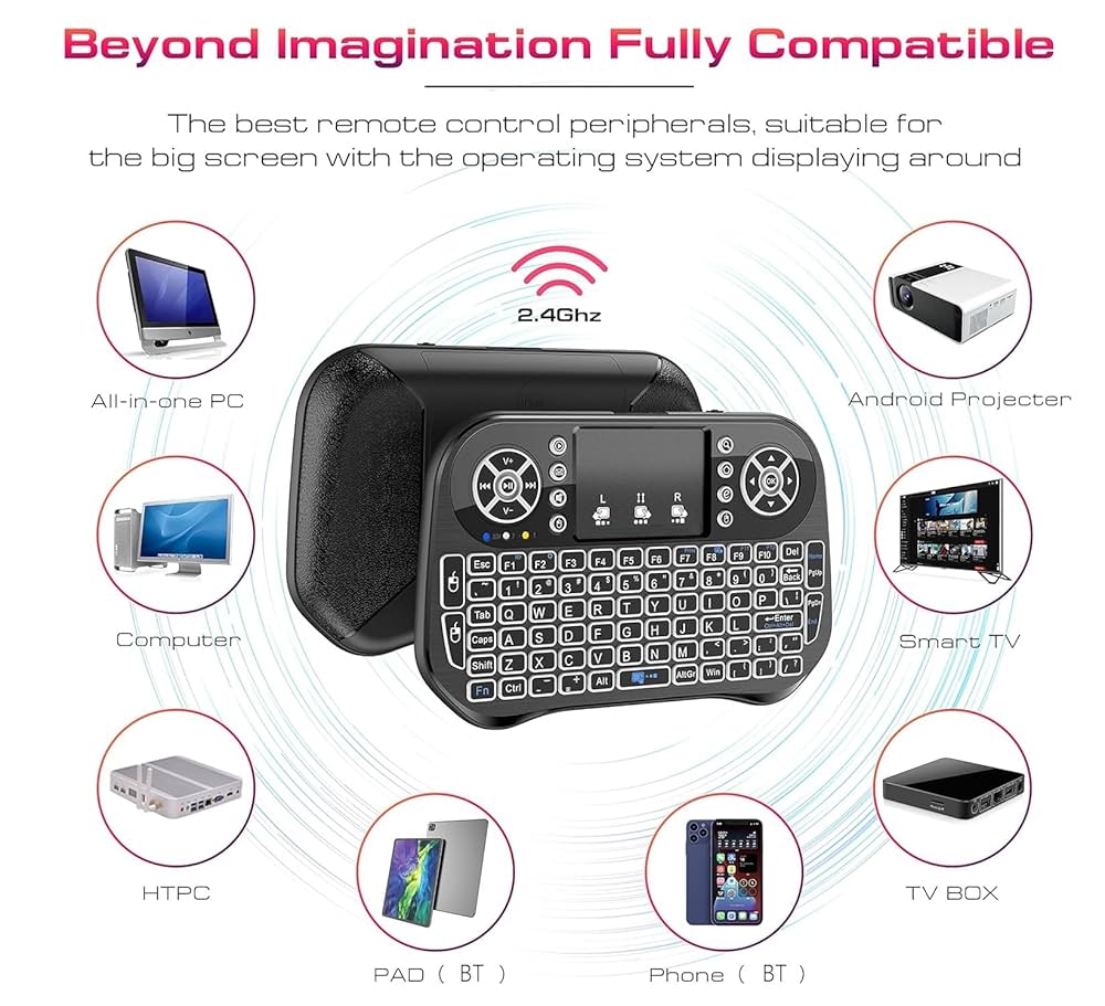 Y358/m様 Amazon.com: BIFANS Mini Keyboard with Bluetooth & 2.4G for